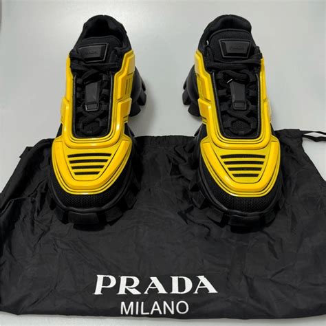 authentic new prada black cloudburst men sneakers en ucuz fiyat